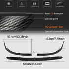 Mercedes C-klasse W205 2014–2021 Front bumper-læbe Lip V1 (til coupé/cabriolet C63 AMG 2015-2019, carbon) foto 4