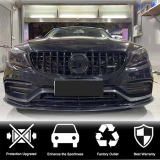 Front bumper-læbe Lip V1 (til coupé/cabriolet C63 AMG 2015-2019, carbon) foto 2