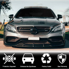 Mercedes C-klasse W205 2014–2021 Frontspoilerlæbe Lip V2 (til Coupé/Cabriolet C63 AMG 2015-2019, carbon) foto 3