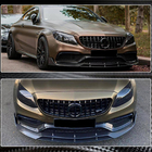 Mercedes C-klasse W205 2014–2021 Frontspoilerlæbe Lip V2 (til Coupé/Cabriolet C63 AMG 2015-2019, carbon) foto 5