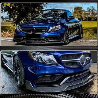 Frontspoilerlæbe Lip V2 (til Coupé/Cabriolet C63 AMG 2015-2019, carbon) foto 4