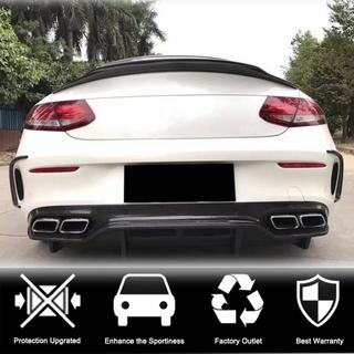 Kulfiber bagkofanger-cover (til coupé/cabriolet C63 AMG 2015-2019) foto 2