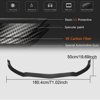Frontspoiler læbe Lip V3 (til coupé/cabriolet C63 AMG 2015-2019, carbon) foto 4