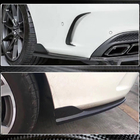 Mercedes C-klasse W205 2014–2021 Bagkofanger diffuser-indsatser V2 (til coupé/cabriolet AMG-Line / C43 AMG 2015-2019, carbon) foto 3