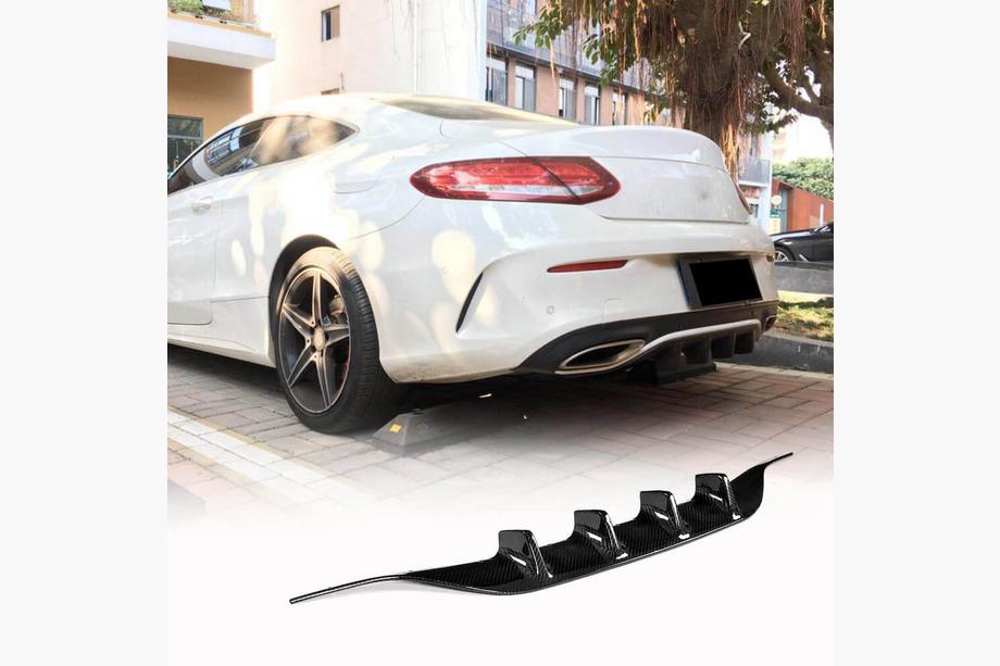 Mercedes C-klasse W205 2014–2021 Bagkofangerdiffuser (til coupé/cabriolet AMG-Line / C43 AMG 2015-2019, carbon) Foto 1