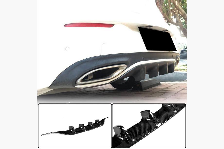 Mercedes C-klasse W205 2014–2021 Bagkofangerdiffuser (til coupé/cabriolet AMG-Line / C43 AMG 2015-2019, carbon) Foto 2