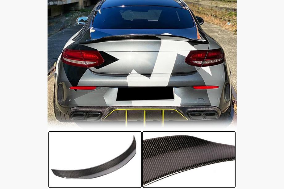 Mercedes C-klasse W205 2014–2021 Spoiler V4 (til coupé 2015-2019, carbon) Image