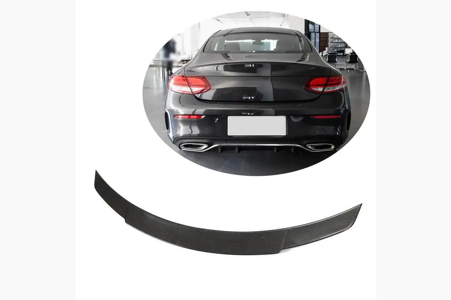 Mercedes C-klasse W205 2014–2021 V7 spoiler (til coupé 2015-2019, kulfiber) Image