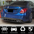 Mercedes C-klasse W205 2014–2021 Spoiler V1 (til SD 2015-2019, carbon) foto 4