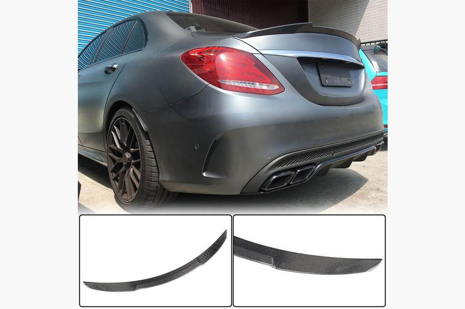 Mercedes C-klasse W205 2014–2021 Spoiler V6 (til SD 2015-2021, kulfiber) Image