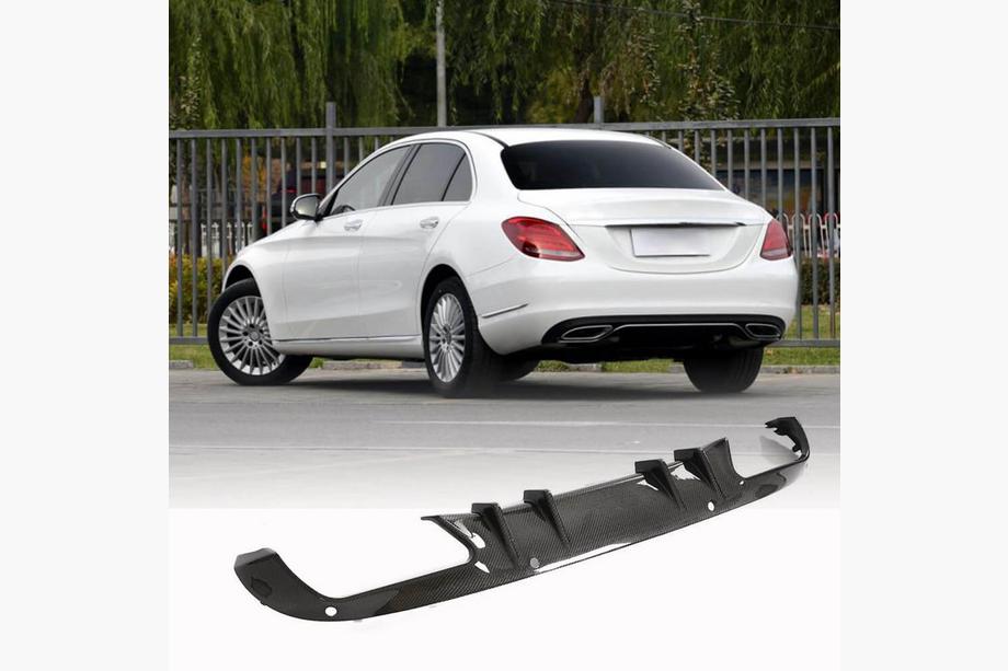 Mercedes C-klasse W205 2014–2021 Bagkofangerdiffuser (til SD Base 2015-2019, carbon) Image
