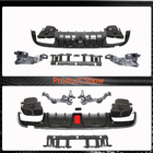 Mercedes C-klasse W205 2014–2021 Bagkofanger-diffuser med udstødningsenderør (til SD C43 AMG 2015-2019, carbon) foto 4
