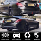 Mercedes C-klasse W205 2014–2021 Bagkofanger-diffuser med udstødningsender (til SD C43 AMG 2015-2021, carbon) foto 2