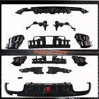Mercedes C-klasse W205 2014–2021 Bagkofanger-diffuser med udstødningsender (til SD C43 AMG 2015-2021, carbon) foto 4