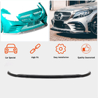 Mercedes C-klasse W205 2014–2021 Front bumperlæbe Lip V1 (til C43 AMG 2019-2021, carbon) foto 2
