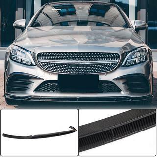 Front bumperlæbe Lip V1 (til C43 AMG 2019-2021, carbon) foto 1