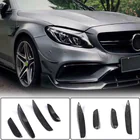Mercedes C-klasse W205 2014–2021 Kulfiber frontkofanger-læber (til C63 AMG 2015-2019) foto 2