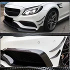 Mercedes C-klasse W205 2014–2021 Kulfiber frontkofanger-læber (til C63 AMG 2015-2019) foto 4