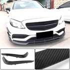 Mercedes C-klasse W205 2014–2021 Tågelygteafdækninger (til C63 AMG 2015-2019, kulfiber) foto 1