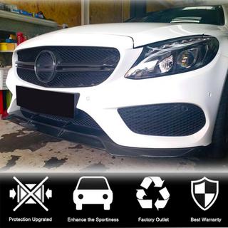 Frontbumperlæbe Lip V1 (til C43 AMG 2015-2019, kulfiber) foto 2
