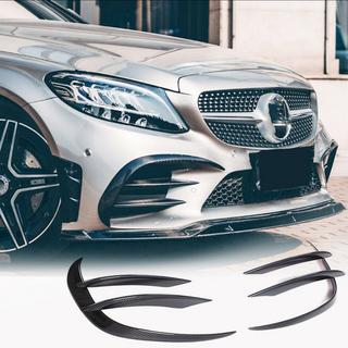 Frontkofanger-indsatser V1 (til C43 AMG 2019-2021, carbon) foto 1