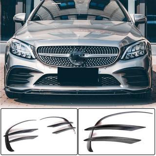 Frontkofanger-indsatser V1 (til C43 AMG 2019-2021, carbon) foto 2