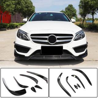 Kulfiber indsatser til forkofanger (til C43 AMG 2015-2019) foto 1