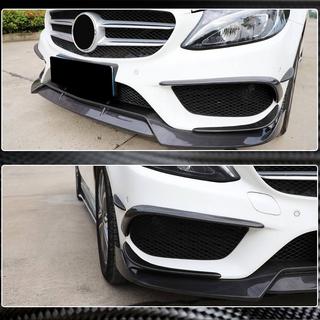 Kulfiber indsatser til forkofanger (til C43 AMG 2015-2019) foto 3