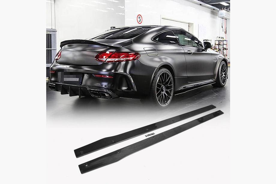 Mercedes C-klasse W205 2014–2021 V3 sideskørter (til C43/C63 AMG 2015-2019, plast) Image
