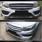 Mercedes C-klasse W205 2014–2021 Frontlæbe til forkofanger Lip V2 (til C43 AMG 2015-2019, carbon) foto 5
