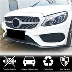 Mercedes C-klasse W205 2014–2021 Front læbe til kofanger Lip V4 (til C43 AMG 2015-2019, kulfiber) foto 2