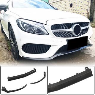 Front læbe til kofanger Lip V4 (til C43 AMG 2015-2019, kulfiber) foto 1