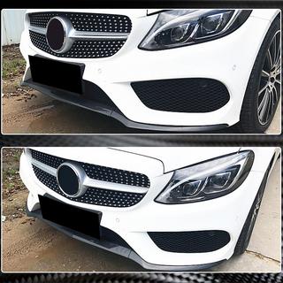 Front læbe til kofanger Lip V4 (til C43 AMG 2015-2019, kulfiber) foto 4