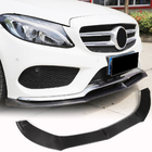 Mercedes C-klasse W205 2014–2021 Frontlæbe til forreste kofanger Lip V6 (til C43 AMG 2015-2019, carbon) foto 2