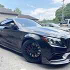 Mercedes C-klasse W205 2014–2021 Sideskørter V4 (til C43/C63 AMG 2015-2019, carbon) foto 3
