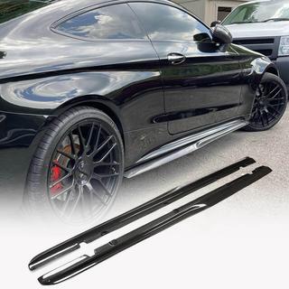 Sideskørter V4 (til C43/C63 AMG 2015-2019, carbon) foto 1
