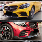Mercedes C-klasse W205 2014–2021 Frontspoiler-læbe V3 til C43 AMG 2019-2021 (carbon) foto 4