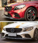 Mercedes C-klasse W205 2014–2021 Frontspoiler-læbe V3 til C43 AMG 2019-2021 (carbon) foto 5