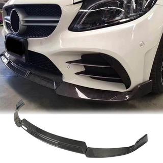 Frontspoiler-læbe V3 til C43 AMG 2019-2021 (carbon) foto 1