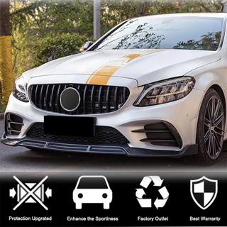 Frontspoiler-læbe V3 til C43 AMG 2019-2021 (carbon) foto 3
