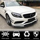 Mercedes C-klasse W205 2014–2021 Front kofangerlæbe Lip V1 (til SD C63 AMG 2015-2019, carbon) foto 2