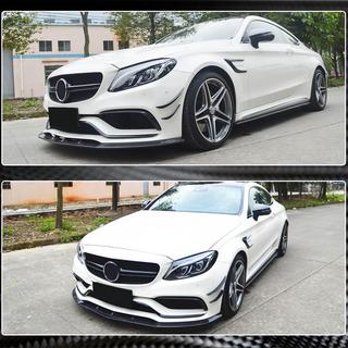 Front kofangerlæbe Lip V1 (til SD C63 AMG 2015-2019, carbon) foto 4