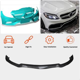 Frontspoilerlæbe til for kofanger Lip V2 (til SD C63 AMG 2015-2019, carbon) foto 2