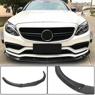 Kulfiber frontlæbe til forreste kofanger Lip V3 (til SD C63 AMG 2015-2019, kulfiber) foto 2