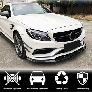 Kulfiber frontlæbe til forreste kofanger Lip V3 (til SD C63 AMG 2015-2019, kulfiber) foto 3