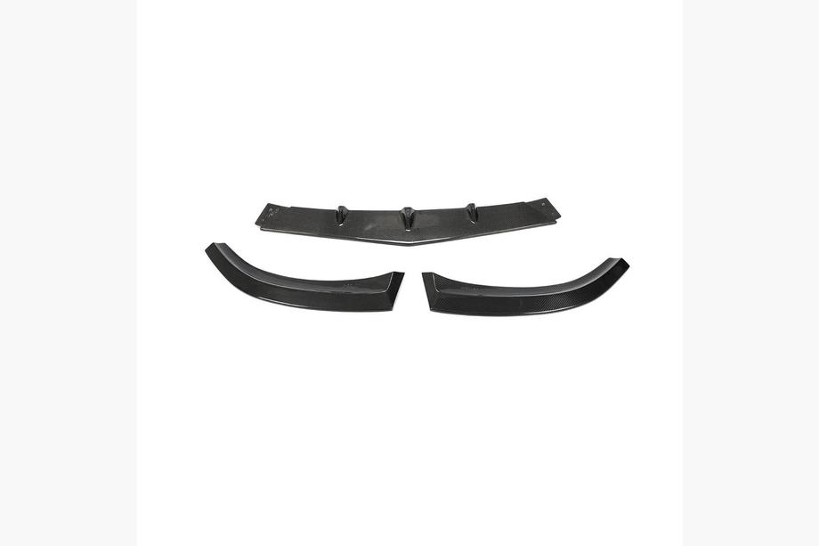 Mercedes C-klasse W205 2014–2021 Kulfiber frontlæbe til forreste kofanger Lip V3 (til SD C63 AMG 2015-2019, kulfiber) Image