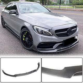 Frontlæbe til forreste kofanger V4 (til SD C63 AMG 2015-2019, kulfiber) foto 2