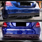 Mercedes C-klasse W205 2014–2021 Bagkofanger diffuser (til SD C43/C63 AMG 2015-2019, carbon) foto 3