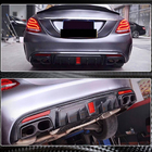 Mercedes C-klasse W205 2014–2021 Bagkofanger-diffuser V1 (til SD C43/C63 AMG 2015-2019, carbon) foto 3