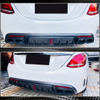 Mercedes C-klasse W205 2014–2021 Bagkofanger-diffuser V1 (til SD C43/C63 AMG 2015-2019, carbon) foto 4